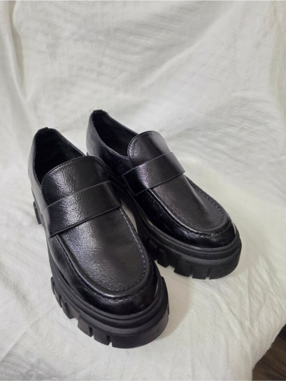 Chinese Laundry Chunky Loafers Black SHOES Size 9